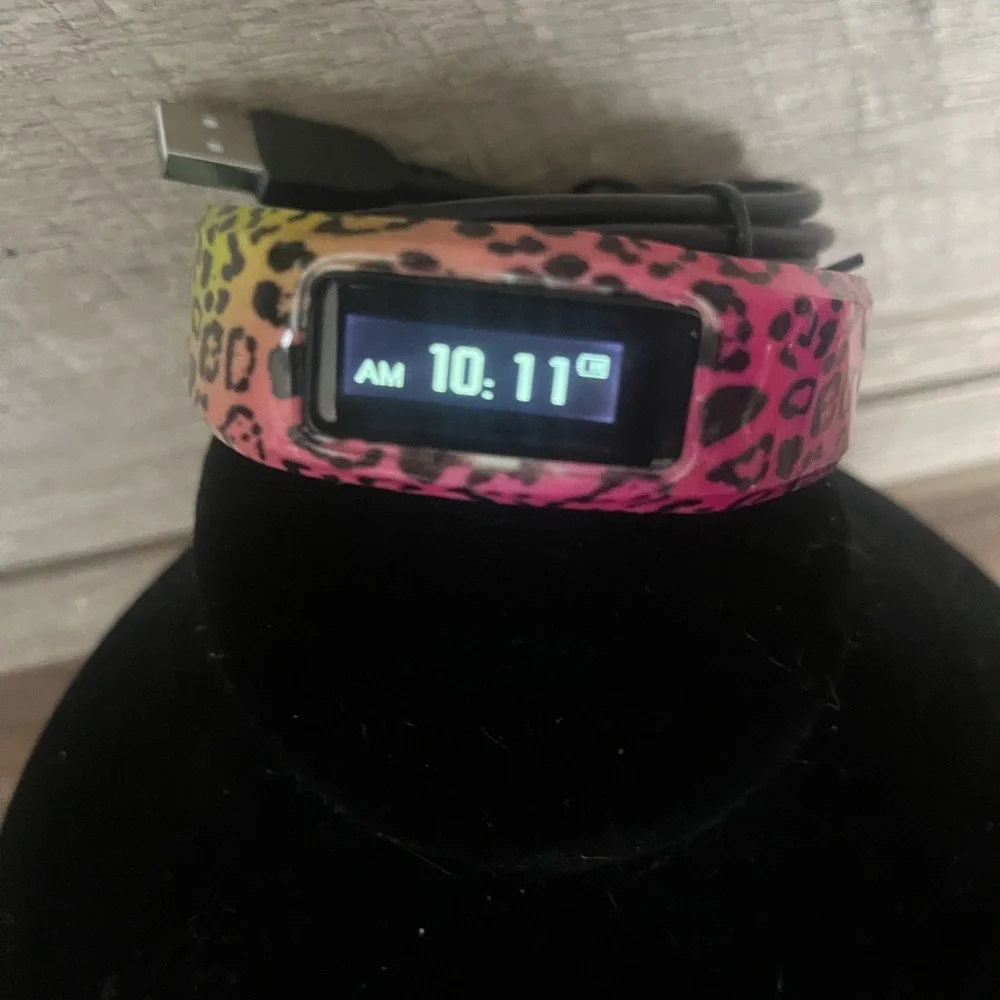 Leopard Print Fitness Tracker